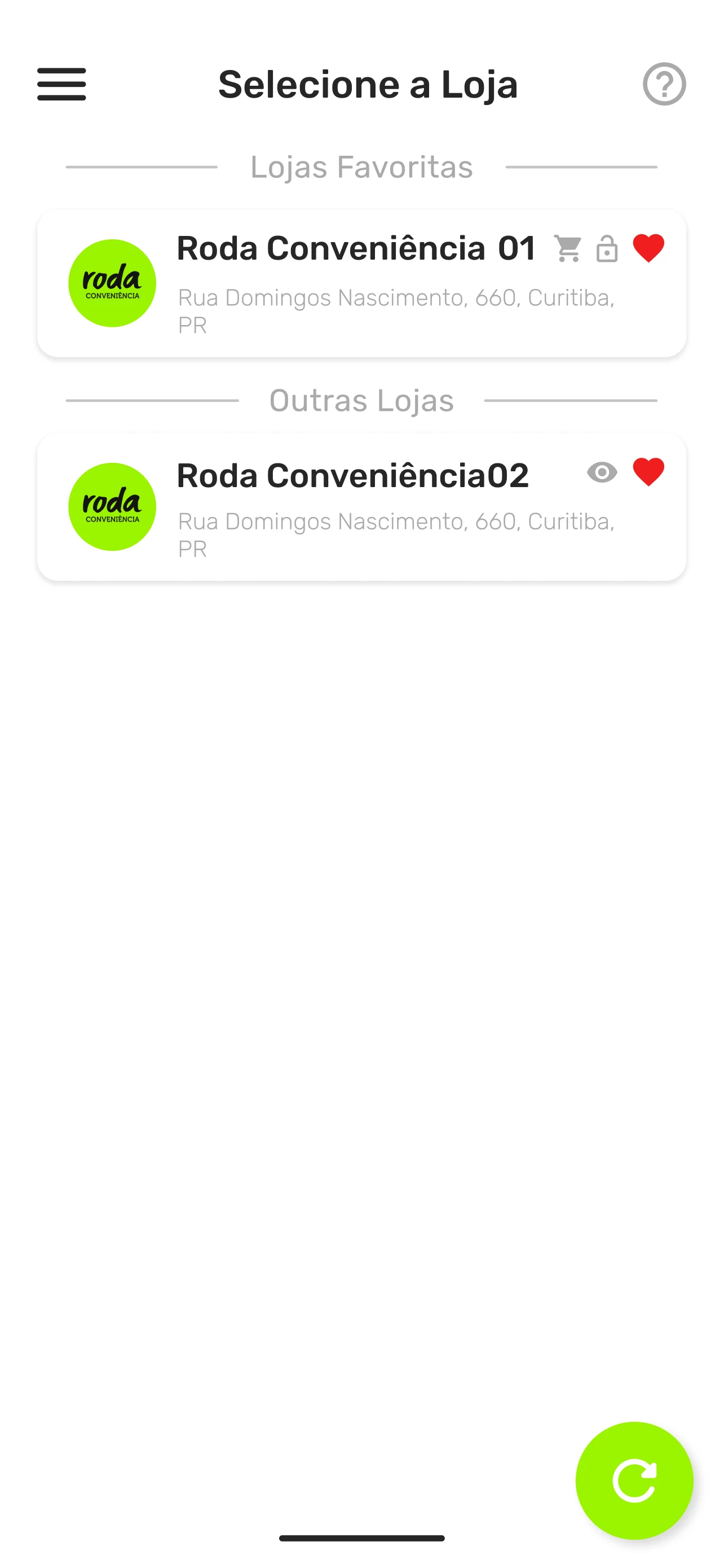 Roda Conveniência screenshot